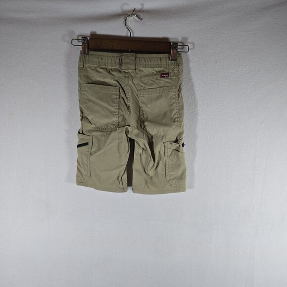 Wrangler Quick Dry Tech Cargo Shorts - Boys S (6/7) Tan Grey - Picture 6 of 12